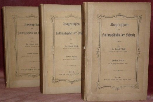Biographien zur Kulturgeschichte der Schweiz. Zweiter, dritter und vierter Cycluc. … | Immagine principale