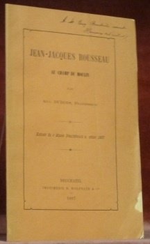 Jean-Jacques Rousseau au camp du Moulin. Extrait du Musée Neuchâtelois.