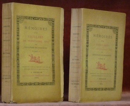 Mémoires d’un vieillard de vingt-cinq ans. Réimprimés pour la première …