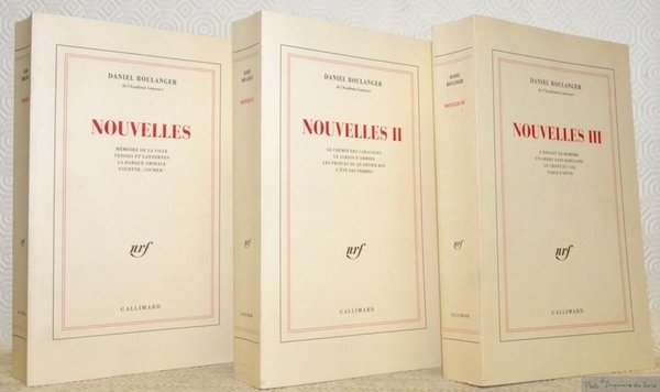 Nouvelles. 3 Volumes. I: Mémoire de la ville - Vessies …
