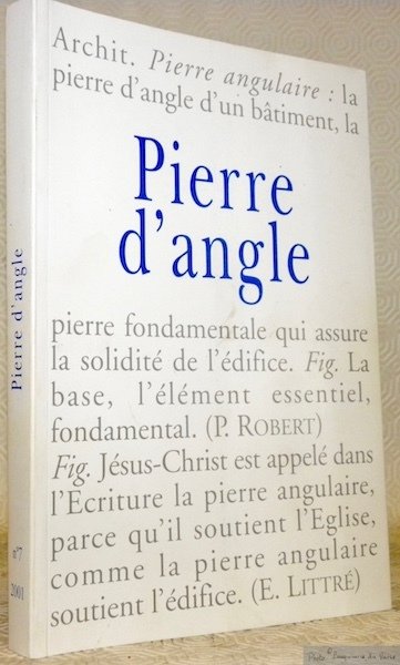 Pierre d’angle, n°7 / 2001. | Immagine principale