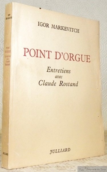 Point d’orgue. Entretiens avec Claude Rostand. | Immagine principale