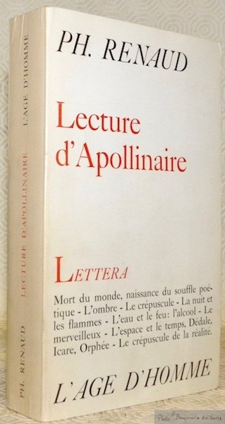 Lecture d’Apollinaire. Collection Lettera.