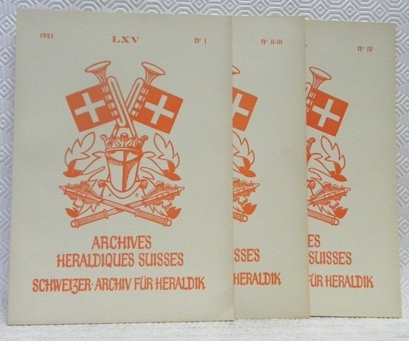 Schweizer Archiv für Heraldik. Archives Héraldiques Suisses. Archivo Araldico Svizzero. … | Immagine principale