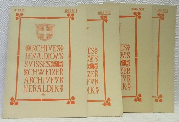Schweizer Archiv für Heraldik. Archives Héraldiques Suisses. Archivo Araldico Svizzero. … | Immagine principale