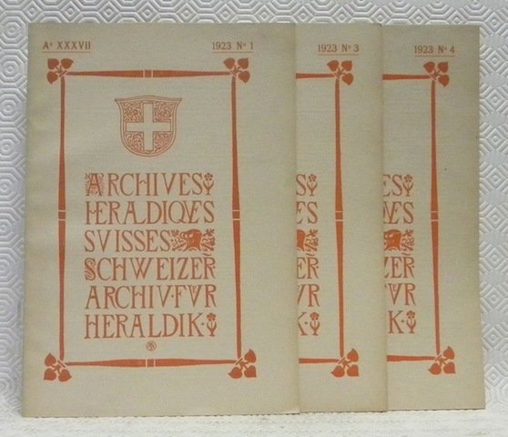 Schweizer Archiv für Heraldik. Archives Héraldiques Suisses. Archivo Araldico Svizzero. … | Immagine principale