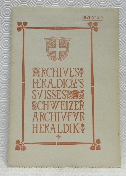 Schweizer Archiv für Heraldik. Archives Héraldiques Suisses. Archivo Araldico Svizzero. … | Immagine principale