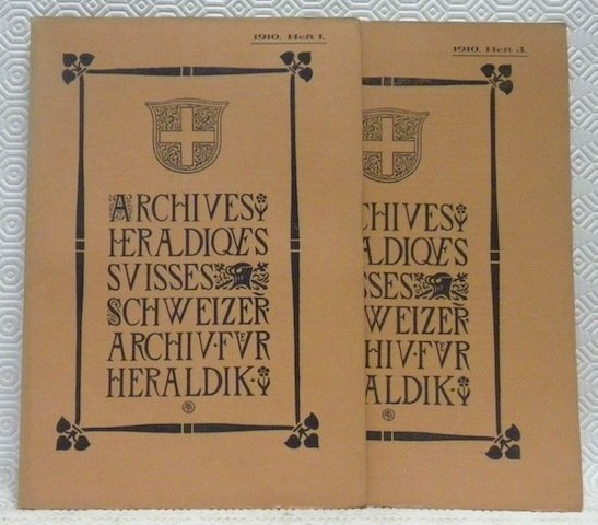 Schweizer Archiv für Heraldik. Archives Héraldiques Suisses. Archivo Araldico Svizzero. … | Immagine principale