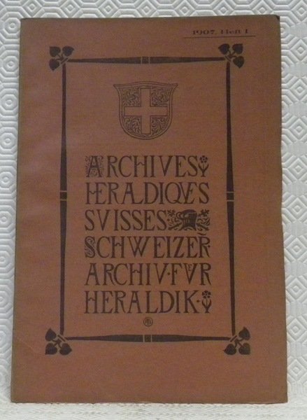 Schweizer Archiv für Heraldik. Archives Héraldiques Suisses. Archivo Araldico Svizzero. … | Immagine principale