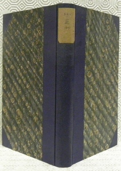 Revue Historique Vaudoise. 3me année 1895. Bulletin historique de la …