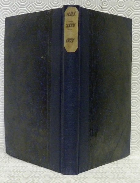 Revue Historique Vaudoise. 35me année 1927. Bulletin historique de la … | Immagine principale