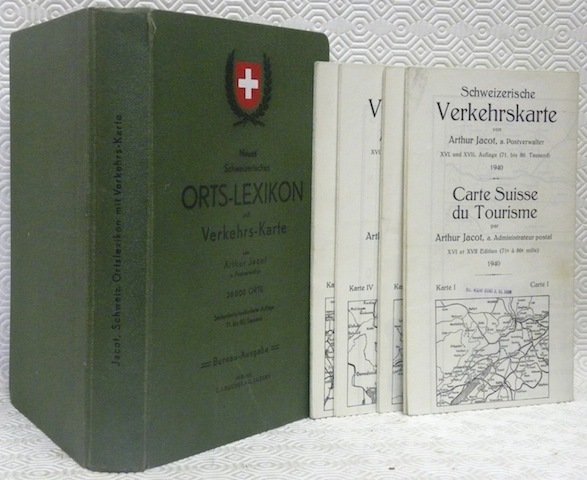 Neues schweizerisches Orts-Lexikon mit Verkehrs-Karte. Berge- und Pässe-Verzeichnis. Chronologische Zeittafel …