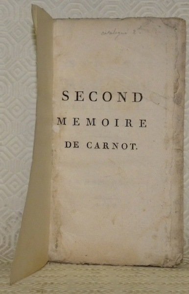 Second mémoire de Carnot.