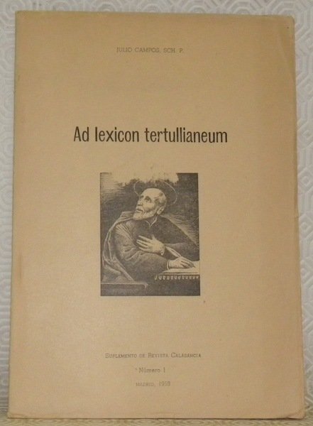 Ad lexicon tertullianeum. La expresion abstracta en tertuliano. Suplemento dde …