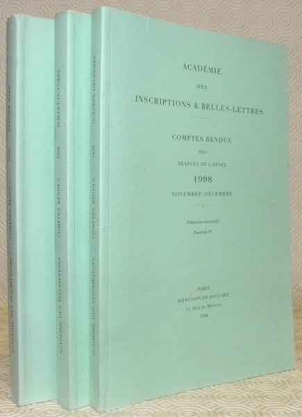 Académie des Inscriptions & Belles-Lettres. Comptes rendus des séances de …