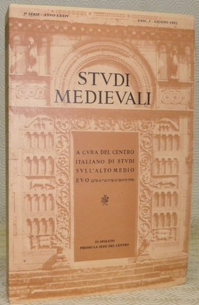 Studi Medievali. A cura del Centro Italiano di Studi sul …