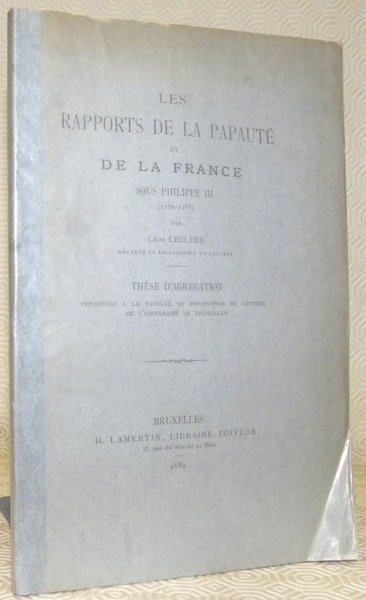 Les rapports de la Papauté et de la France sous …