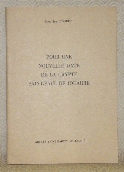 Pour une nouvelle date de la crypte Saint-Paul de Jouarre. | Immagine principale