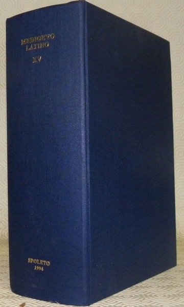 Medioevo Latino.Bollettino bibliografico della cultura europea dal secolo VI al …