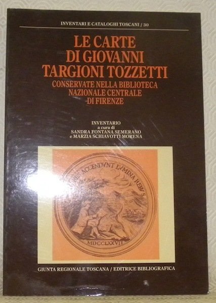 La carte de Giovanni Targioni Tozzetti conservate nella Biblioteca Nazionale …