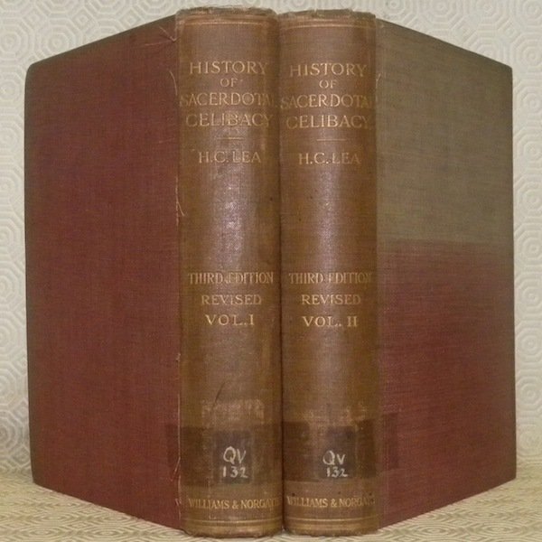 History of Sacerdotal Celibacy in the Christian Church. Third edition, …