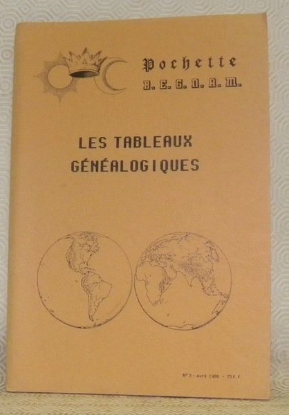 Pochette B.E.G.N.A.M. Les Tableaux Généalogiques. N.° 3.