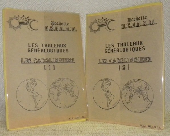 Pochette B.E.G.N.A.M. Les Tableaux Généalogiques. Les Carolingiens 1 et 2. …