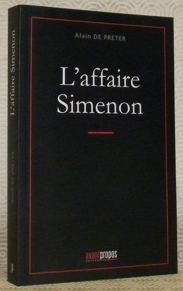 L'affaire Simenon.