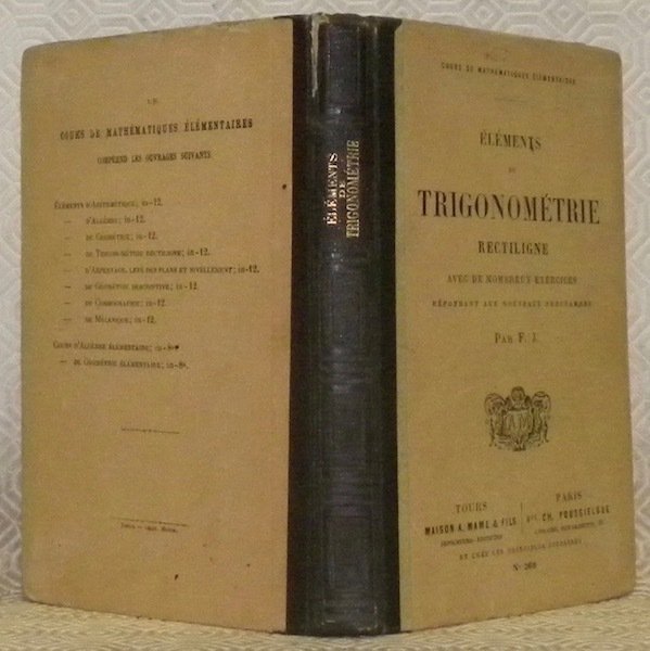 Eléments de trigonométrie rectiligne avec de nombreux exercices. Cours de … | Immagine principale