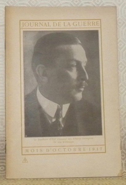 Journal de la Guerre. Mois d’octobre 1917. | Immagine principale