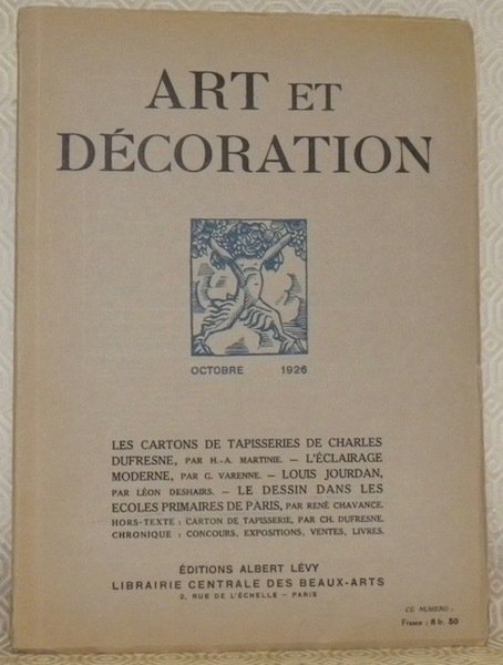 Art et Décoration. Octobre 1926. Les cartons de tapisseries de … | Immagine principale