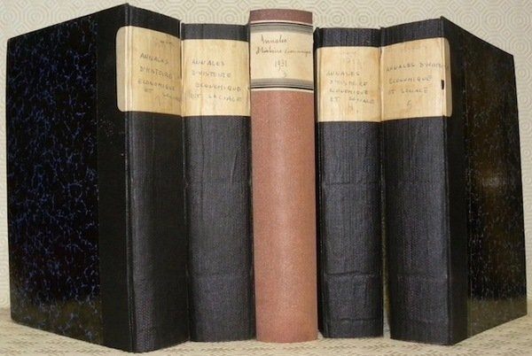 Annales d’Histoire économique et sociale. Tome 1 à 5.