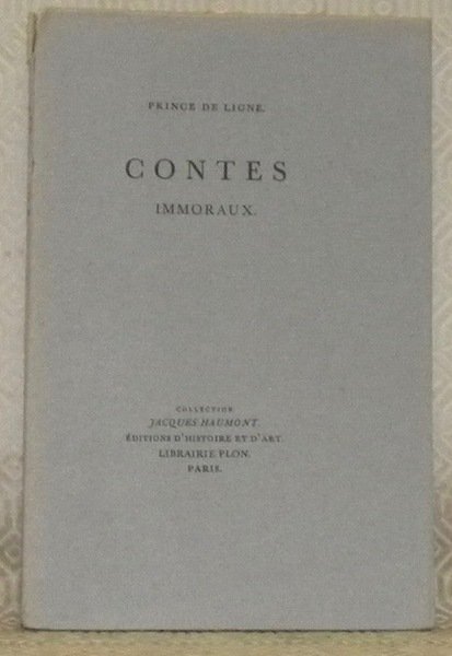 Contes immoraux. Collection: Jacques Haumont. | Immagine principale