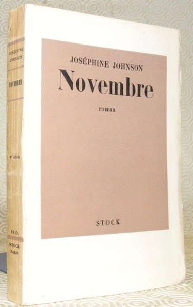 Novembre. Roman. Traduit de l’anglais par O. Micheli.