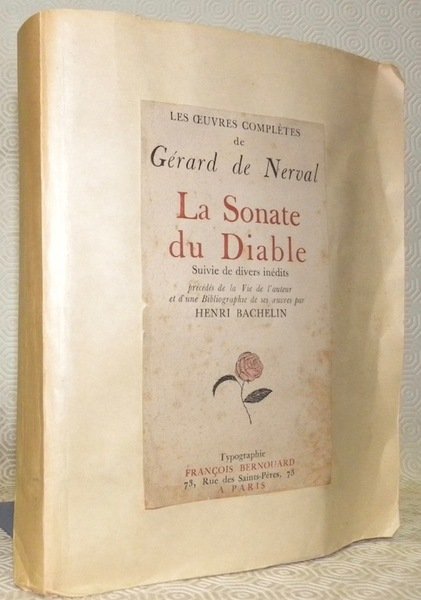 Les oeuvres complètes. La sonate du Diable. Suivie de divers …