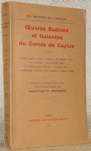 Oeuvres Badines et Galantes du Comte de Caylus. Le Défi …