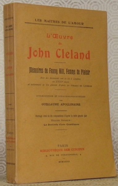 L’Oeuvre de John Cleland. Mémoires de Fanny Hill, Femme de … | Immagine principale