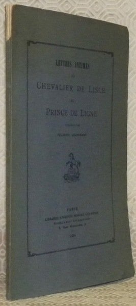 Lettres intimes du Chevalier de Lisle au Prince de Ligne. | Immagine principale