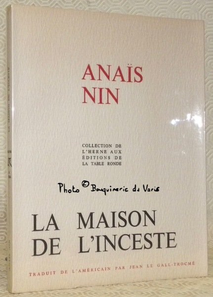 La maison de l’inceste. Traduit de l’américain par Jean Le … | Immagine principale