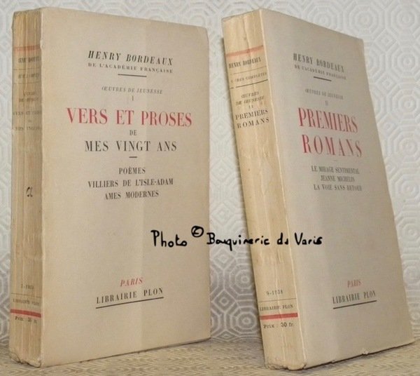 Oeuvres de jeunesse. Tome I: Vers et proses de mes … | Immagine principale