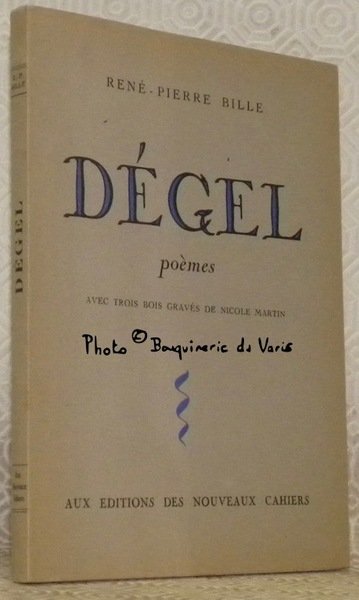 Dégel. Poèmes avec trois bois gravée de Nicole Martin. | Immagine principale