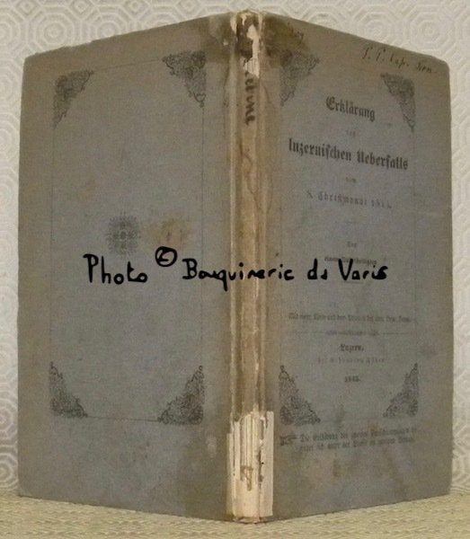 Erklärung der luzernischen Ueberfalls vom 8. Christmonat 1844. Von einem … | Immagine principale