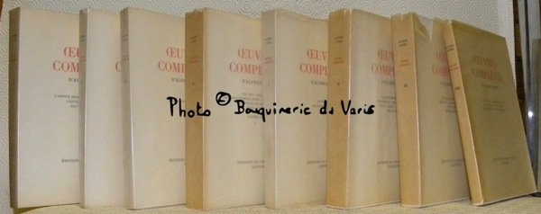 Oeuvres complètes. 8 Tomes. (Complets).