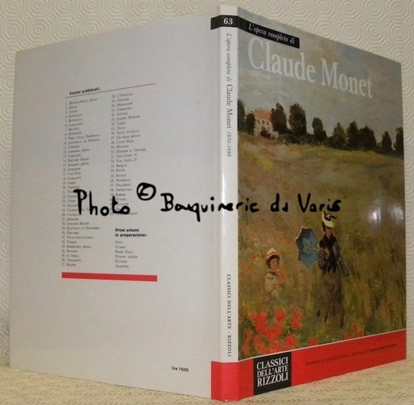 L’opera completa di Claude Monet, 1870 - 1889. Introdotta da …