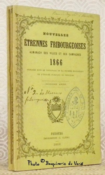 Nouvelles Etrennes Fribourgeoises. Almanach des villes et des campagnes. 1866 … | Immagine principale
