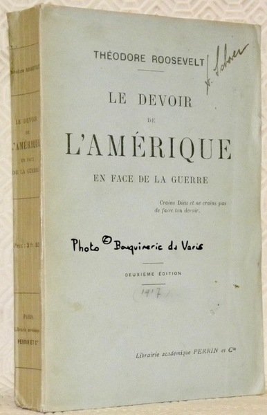 Le devoir de l’Amérique en face de la guerre. Deuxième … | Immagine principale