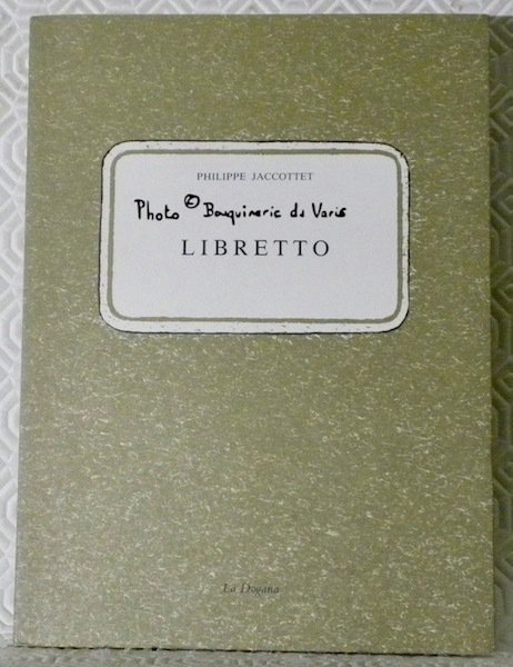 Libretto.