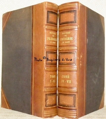 Oeuvres de Frédéric le Grand. 7 Tomes reliés en 2 … | Immagine principale