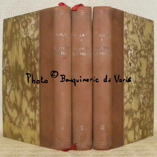 Oeuvres poétique. (3 volumes). 1. Poèmes saturniens. Fêtes Galantes. La … | Immagine principale