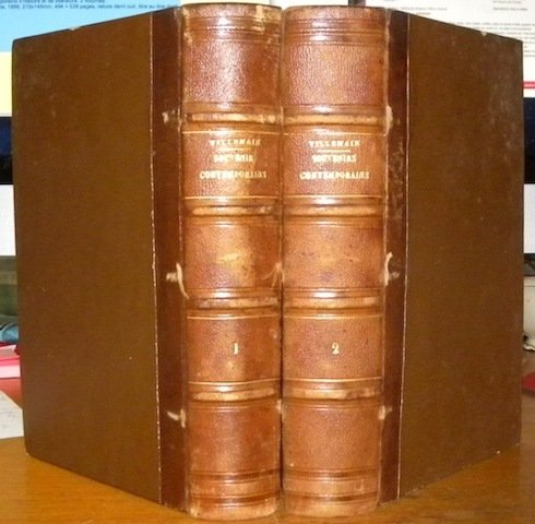 Souvenirs contemporains d’histoire et de littérature. 2 volumes.